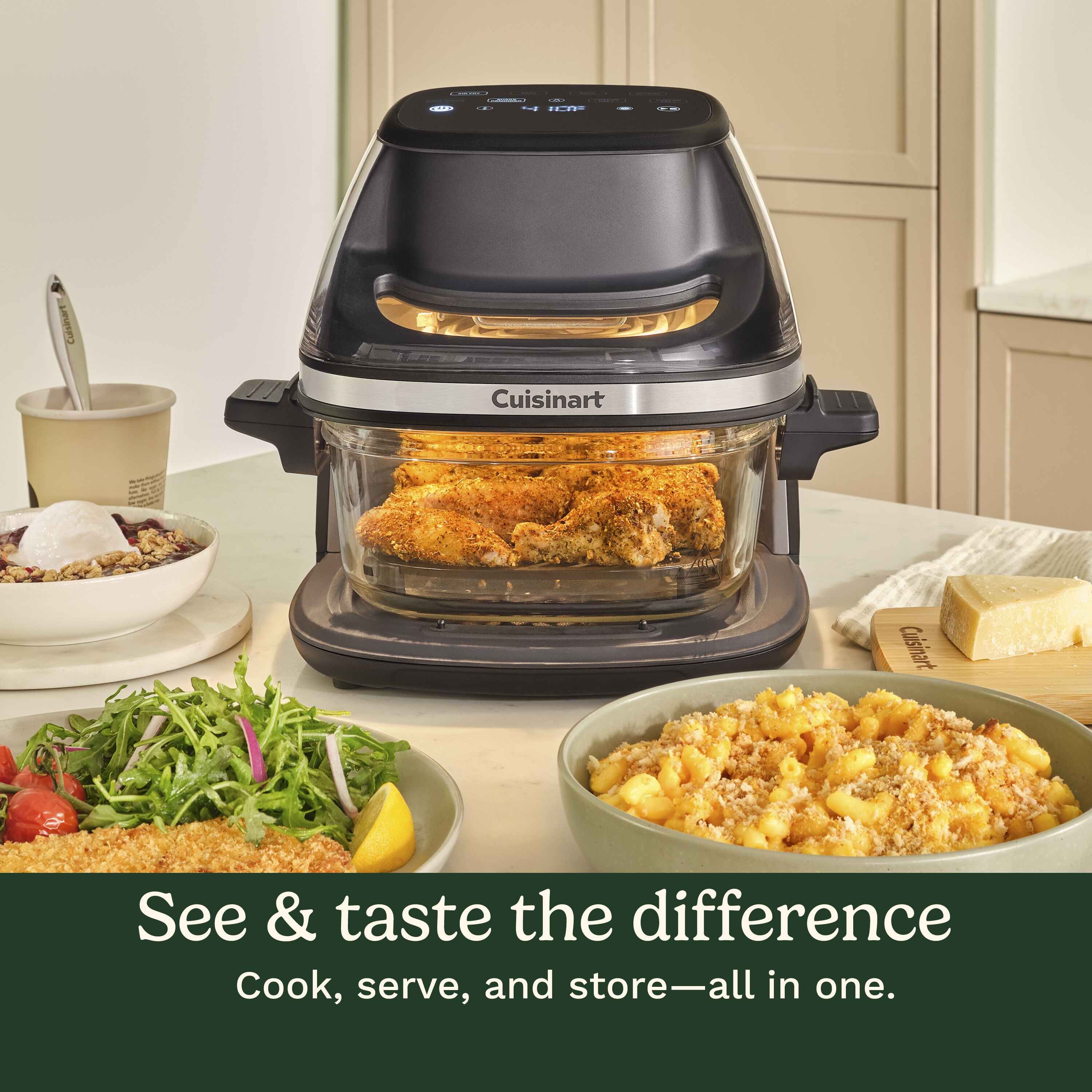 Cuisinart Clear 4-Quart Glass Basket Air Fryer - Image 2