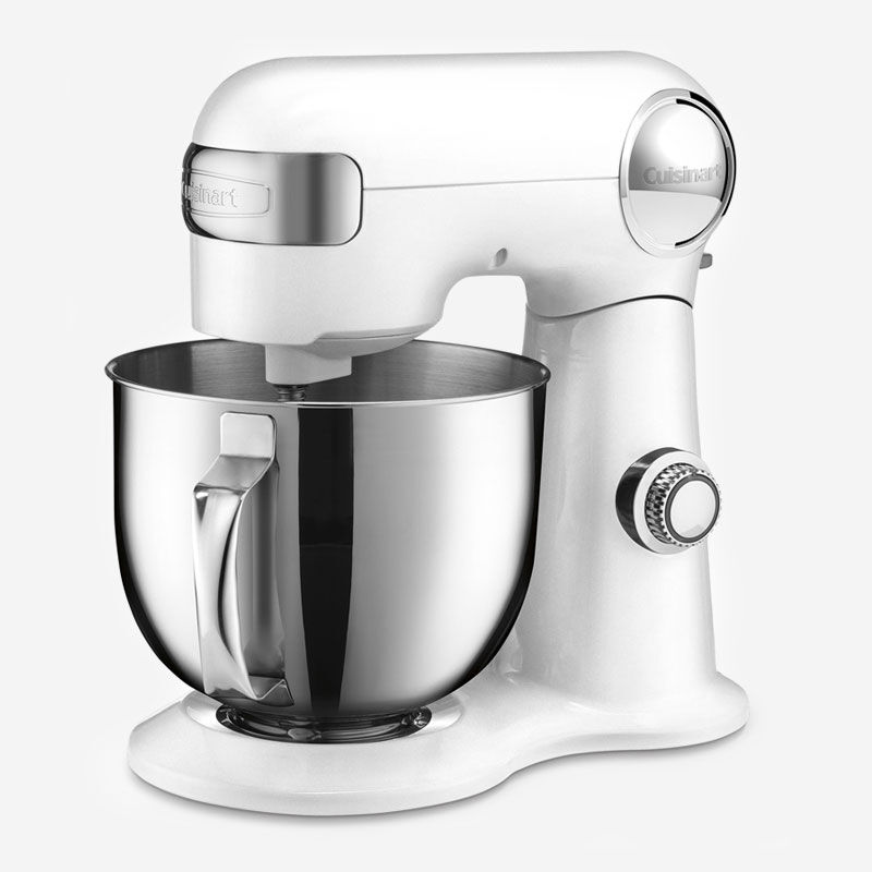 White – Precision Master 5.5-QT (5.2L) Stand Mixer — Bowl - Image 4