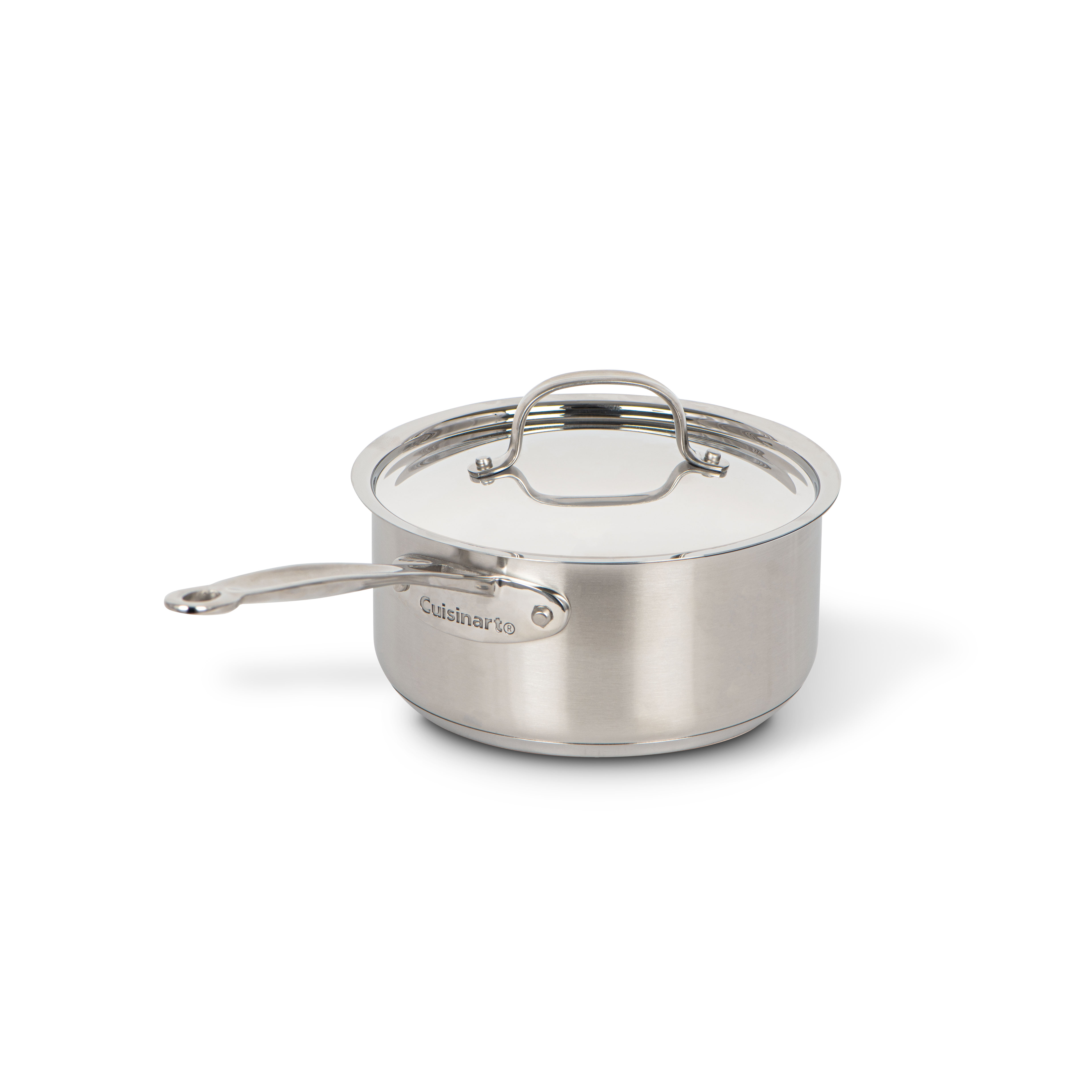 2 Qt (1.9 L) Stainless Steel Saucepan with Cover — Dish - Image 3