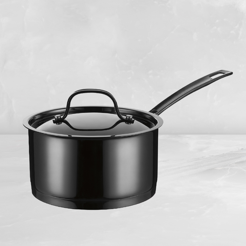 2.5 Qt (2.4 L) Stainless Steel Saucepan with Cover — Cookware - Image 2