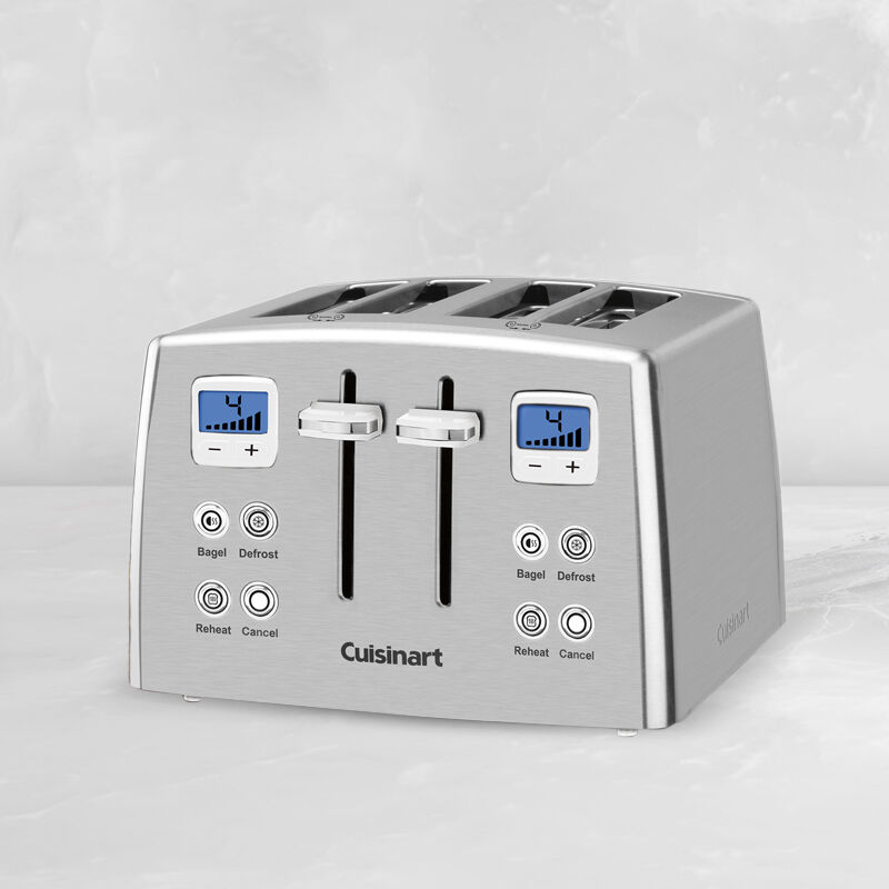 4-Slice Countdown Metal Toaster — Can
