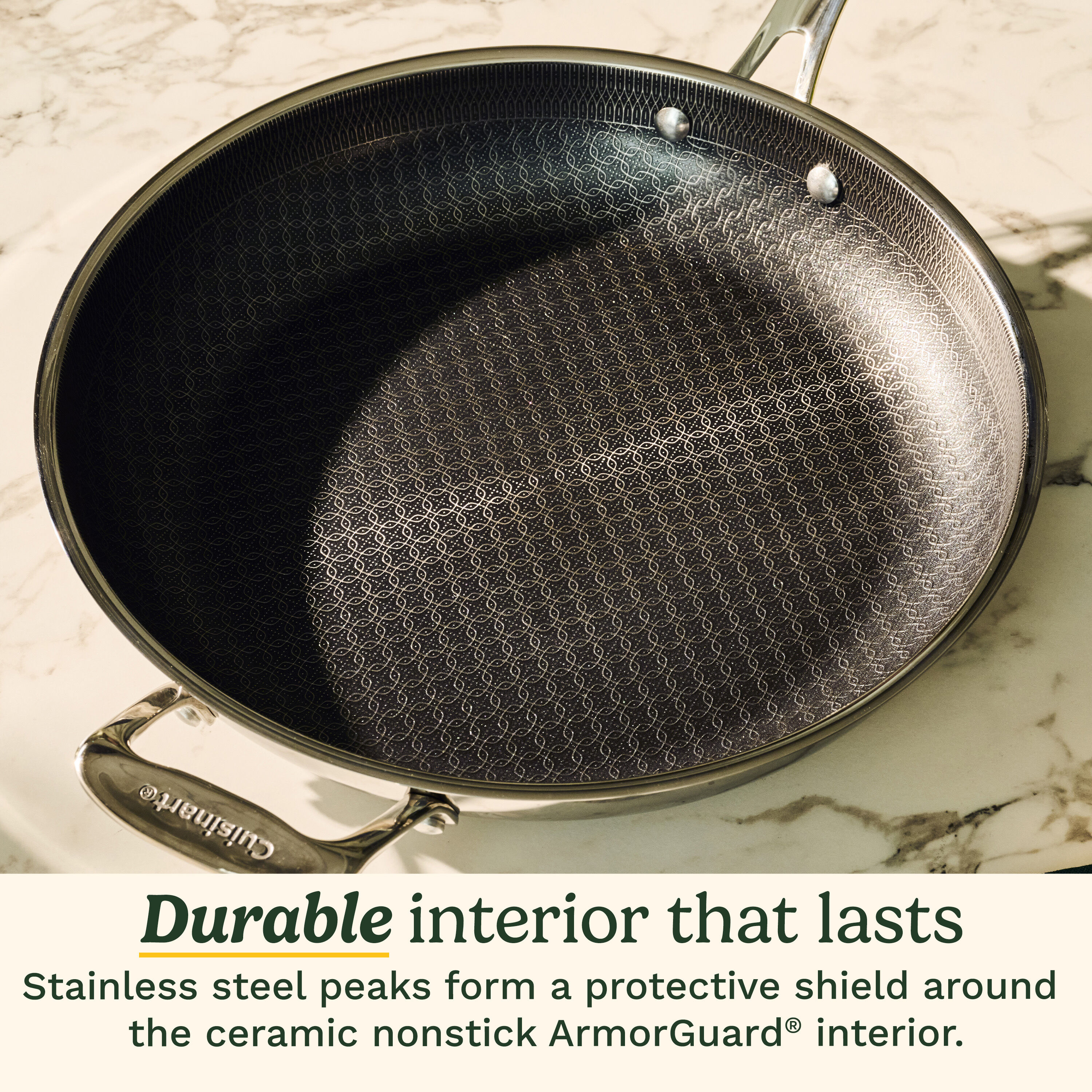 6-Piece FusionPlus Nonstick Stainless Skillet Set - Image 6