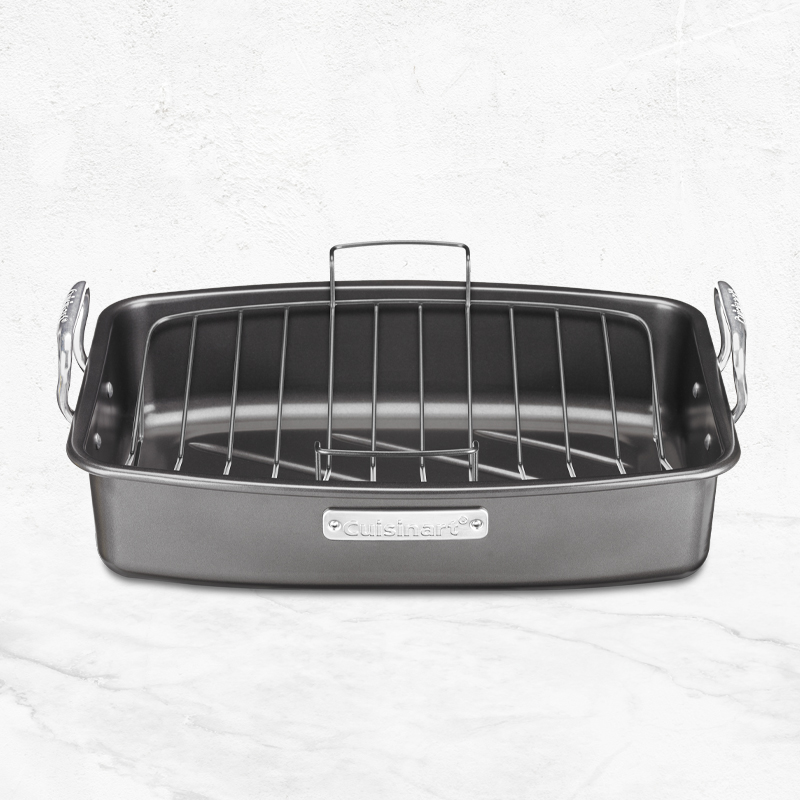 17-Inch Roasting Pan with Rack - Image 4