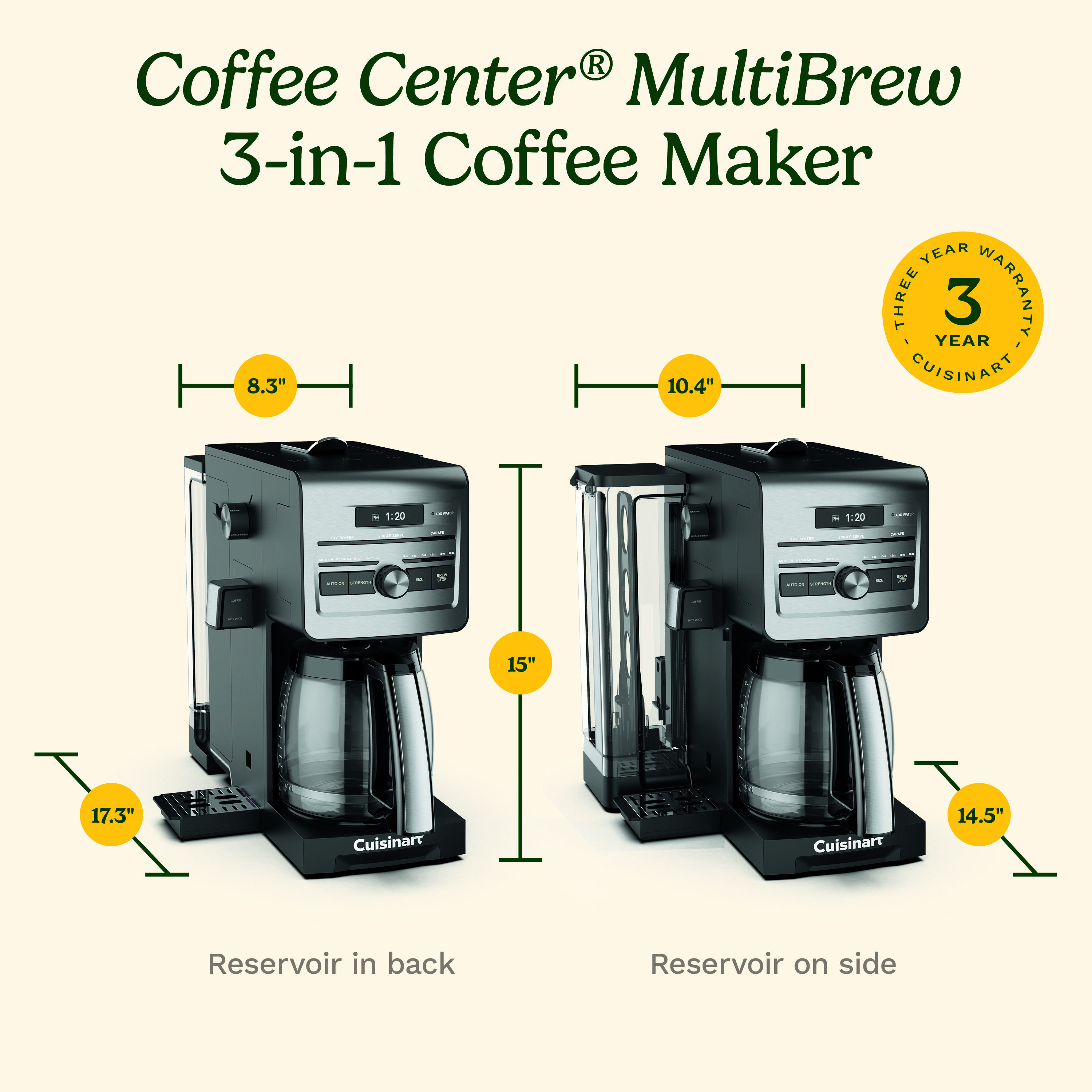 Cuisinart Coffee Center MultiBrew 3-in-1 Coffee Maker — Cup - Image 13