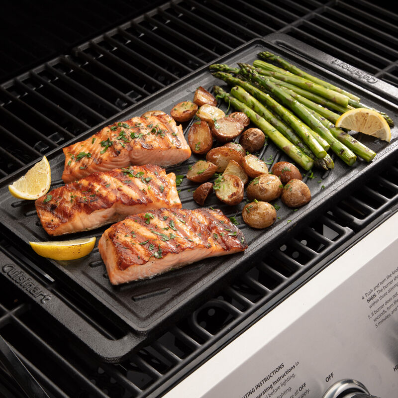 Reversible Cast Iron Grill/Griddle Plate - Image 2