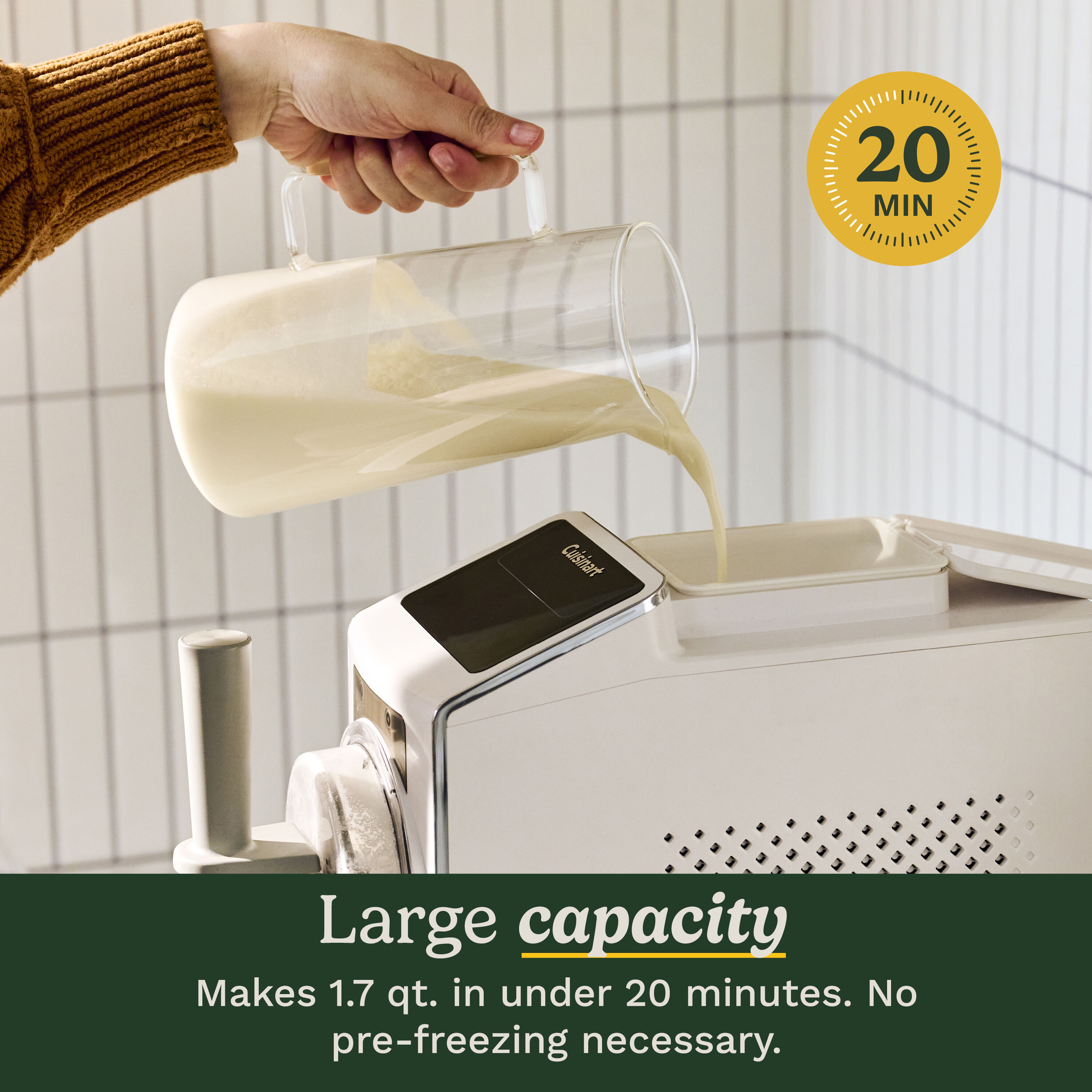 Cuisinart 6-in-1 Slushy & Soft-Serve Maker — Cream - Image 5