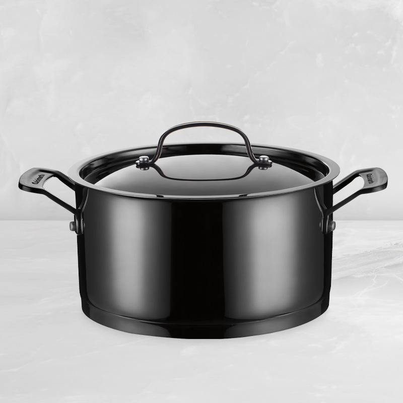6 Qt. (5.7 L) Stainless Steel Stockpot with Cover — Cookware - Image 2