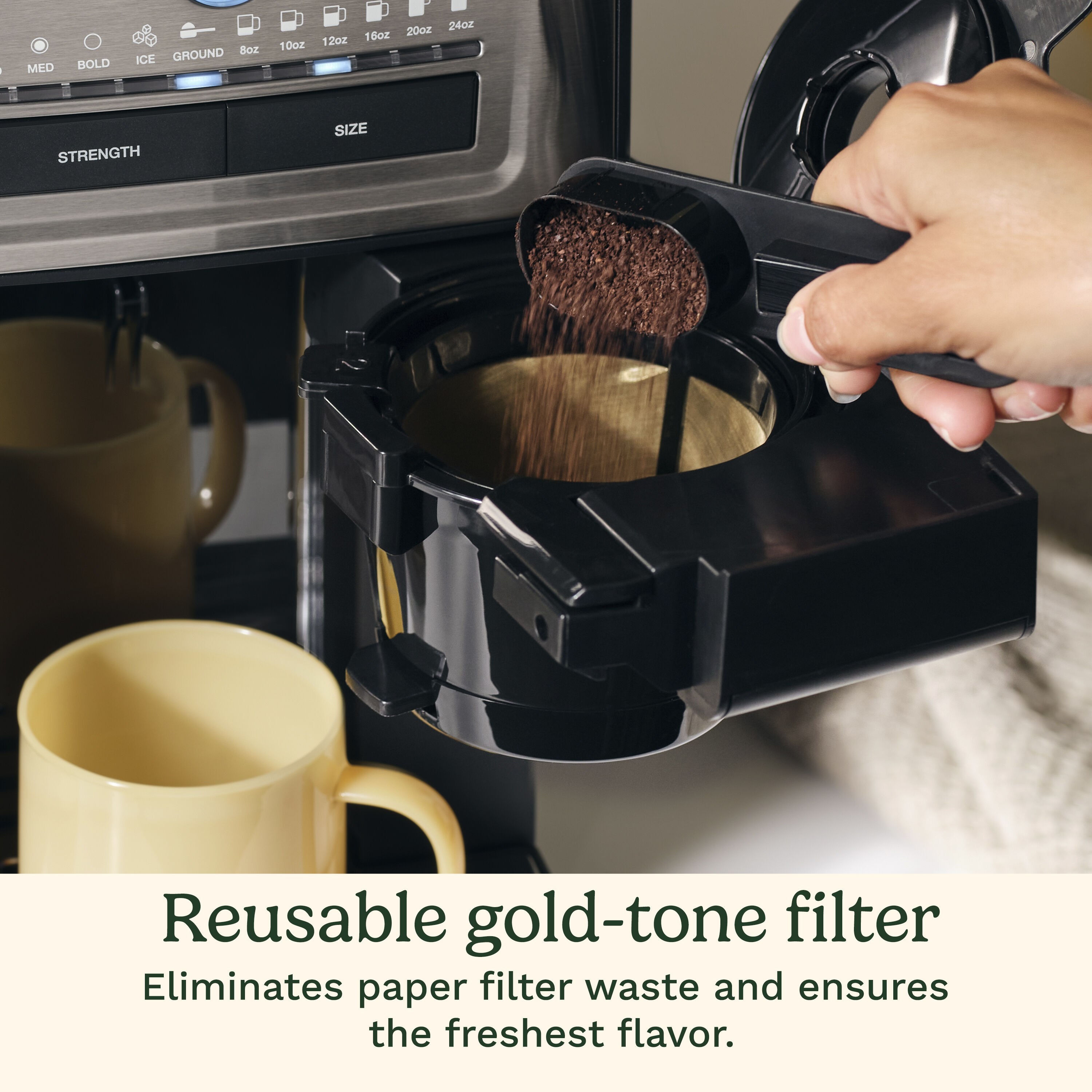 Custom Grind & Brew Single-Cup Coffee Maker - Image 6