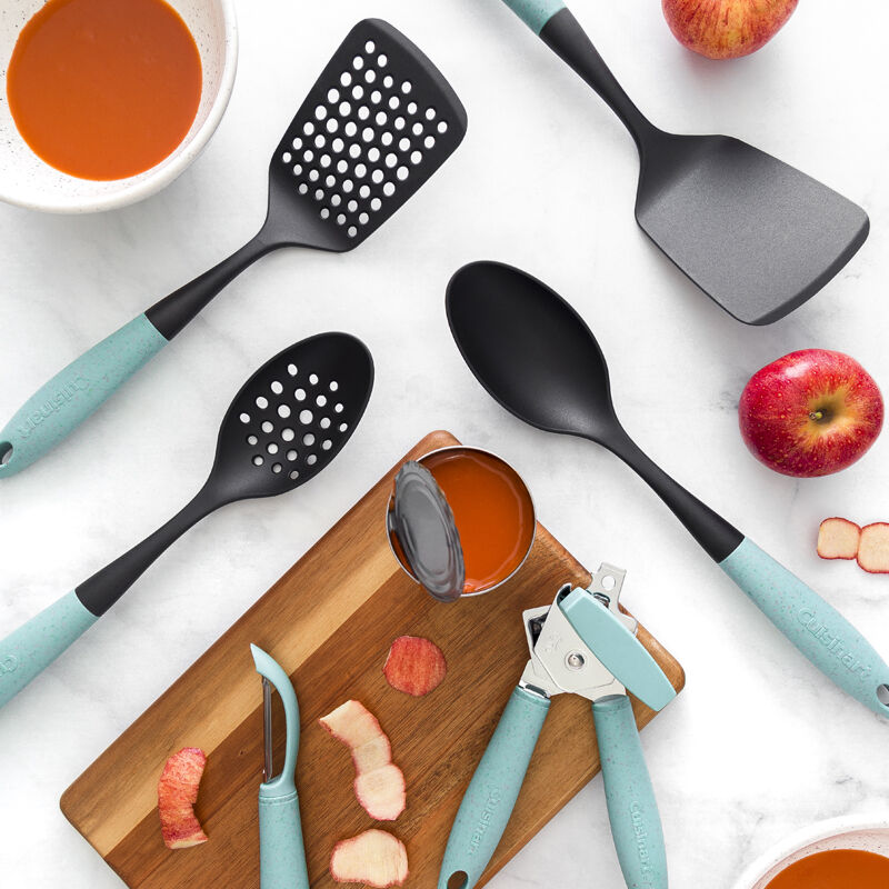 Teal – Oceanware Slotted Spoon - Image 2
