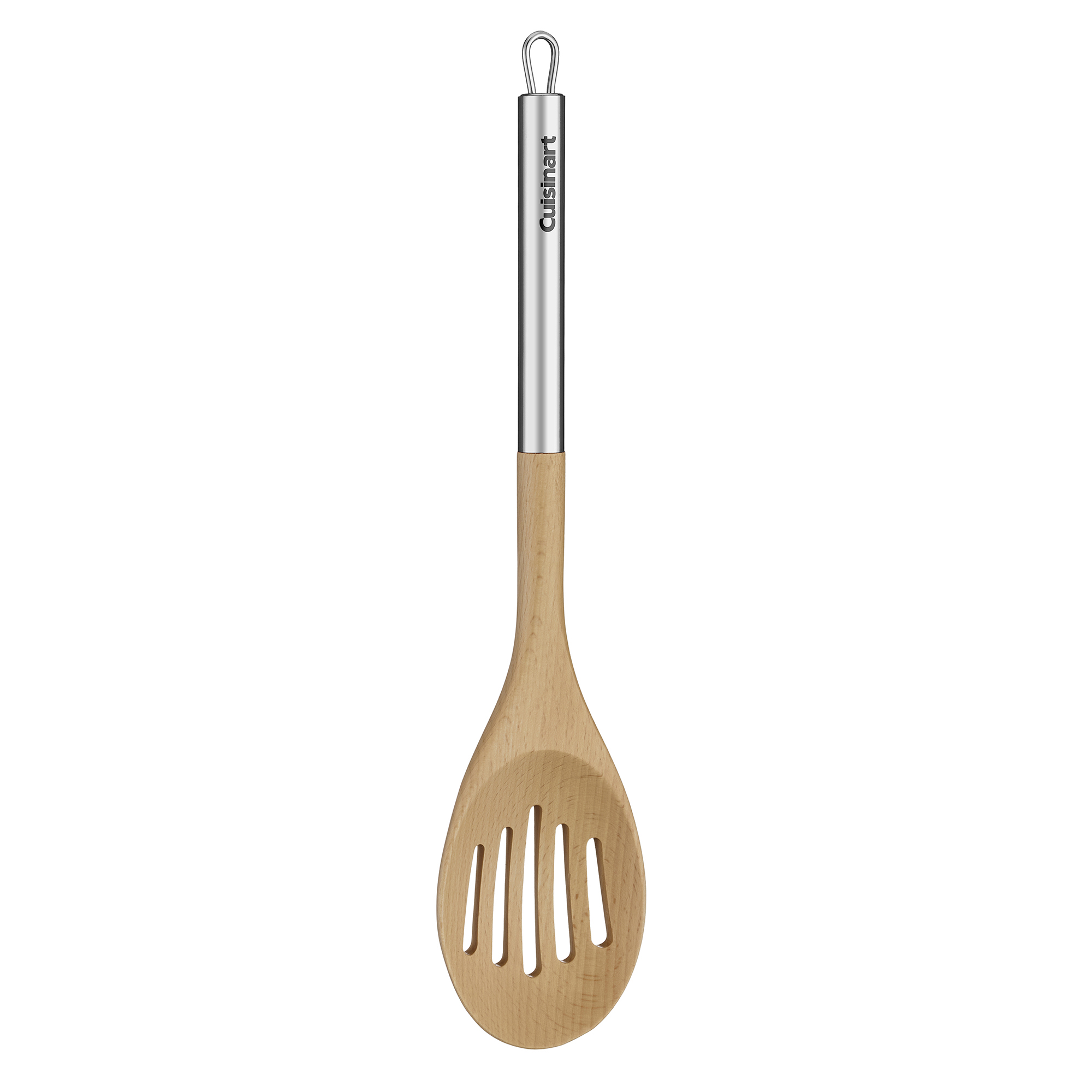 Beechwood Slotted Spoon - Image 2