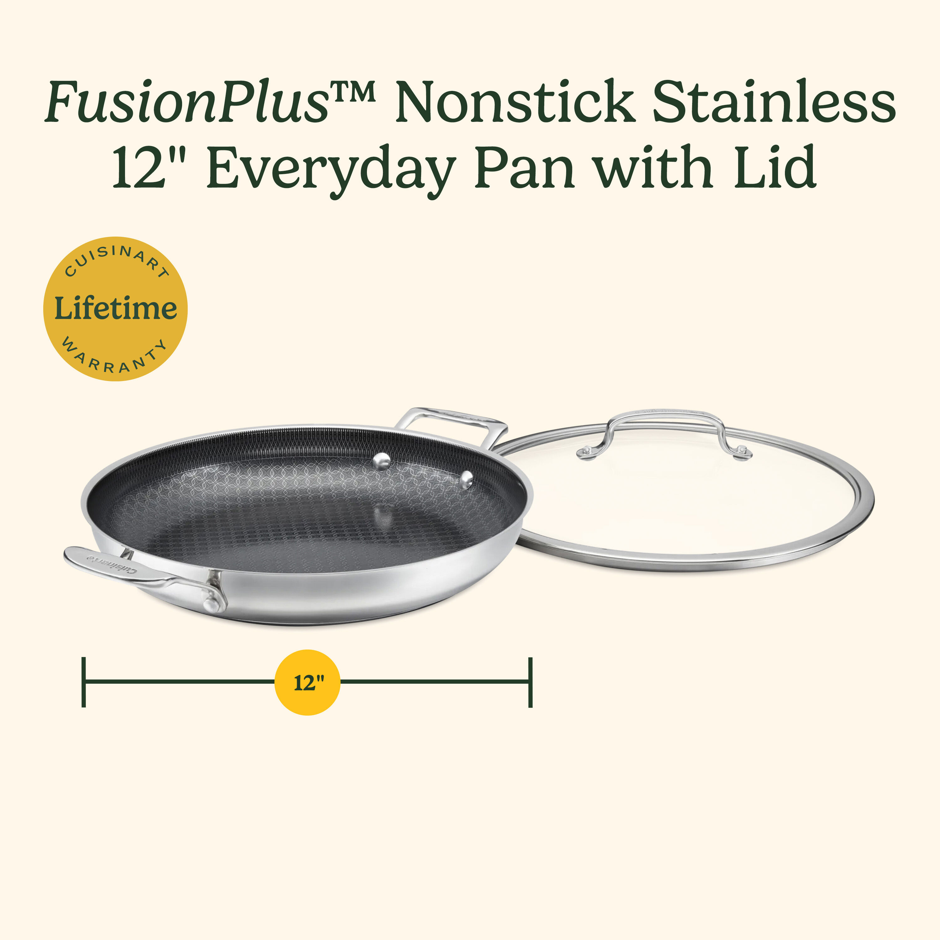FusionPlus 12" Everyday Pan with Cover - Image 9