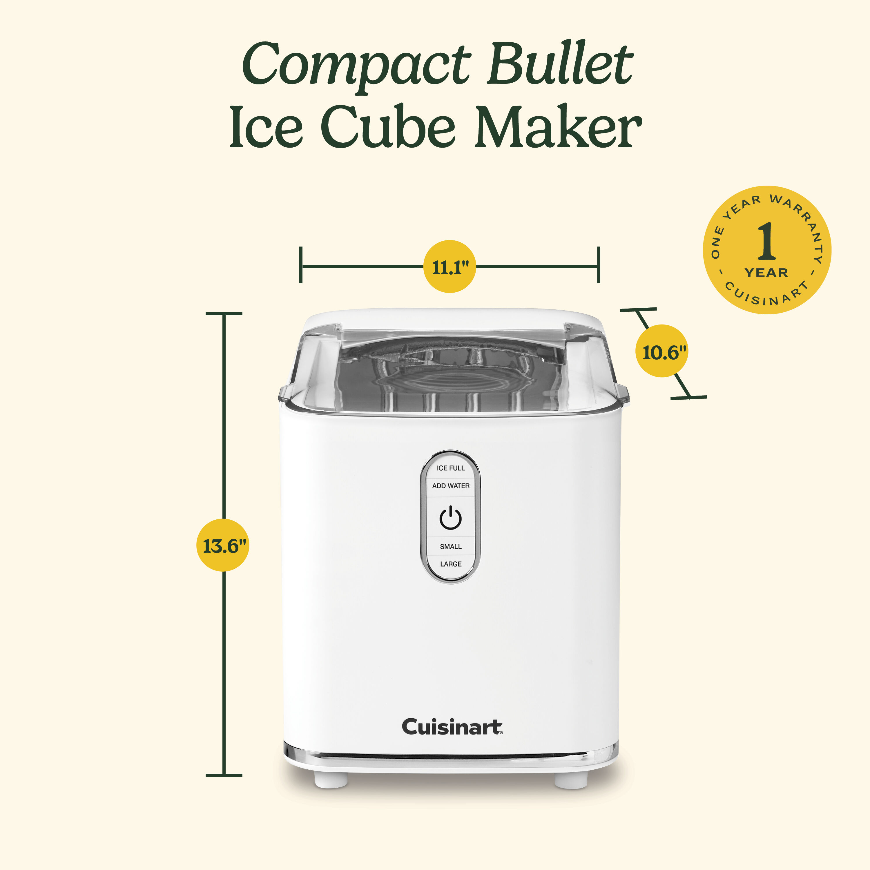 Cuisinart Compact Bullet Ice Cube Maker - Image 6