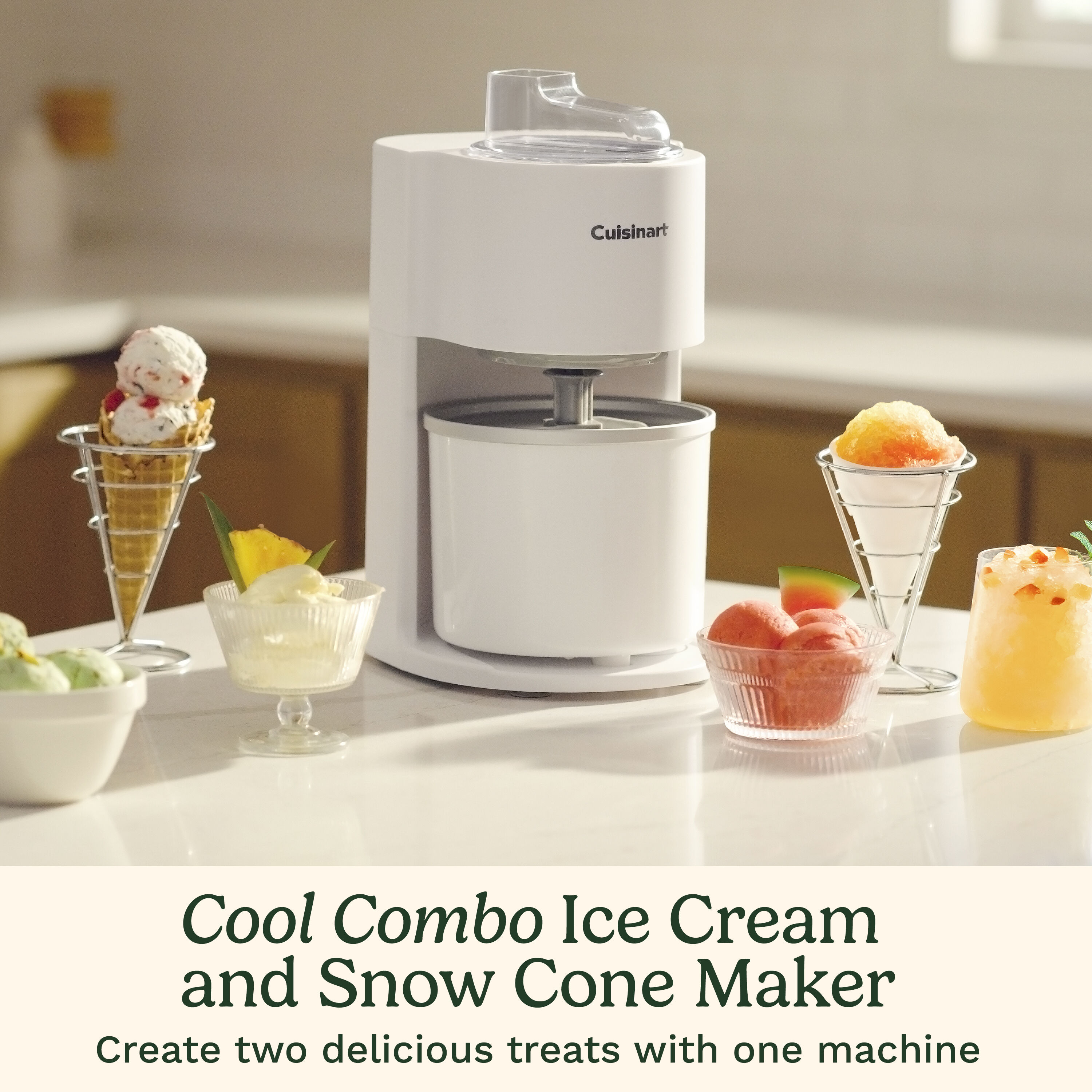 Cool Combo Ice Cream Maker and Snow Cone Machine - Image 4