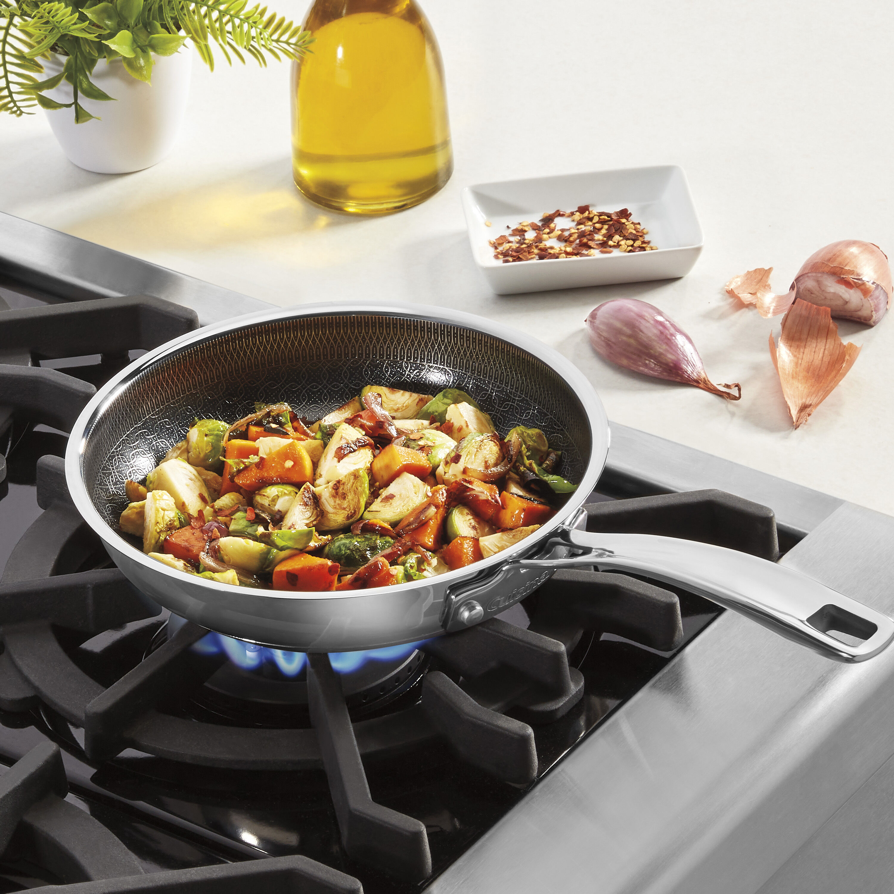 Cuisinart FusionPlus Hybrid Stainless Steel 8" Skillet