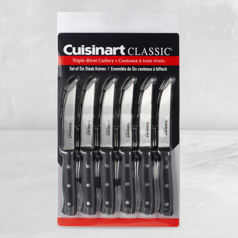 6-Piece Triple Rivet Steak Knife Set