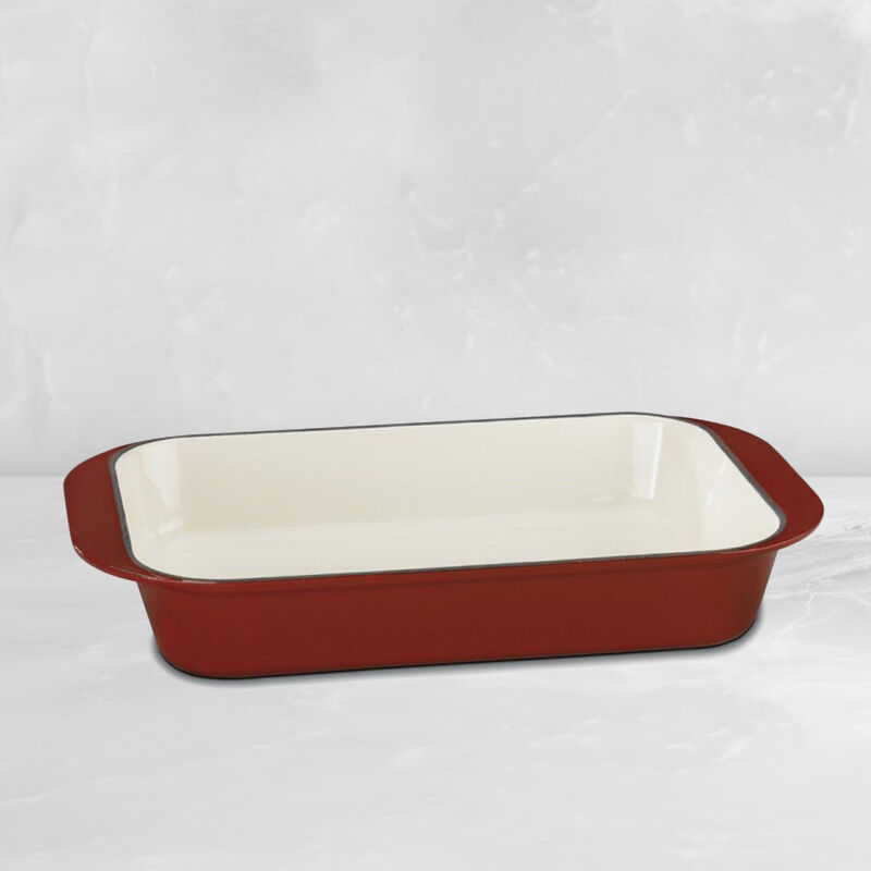 Chef’s Classic Enameled Cast Iron Cookware 14" Roasting/Lasagna Pan