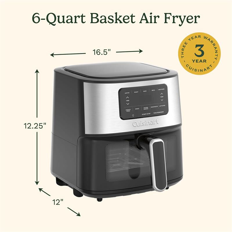 6-qt Basket Air Fryer - Image 7