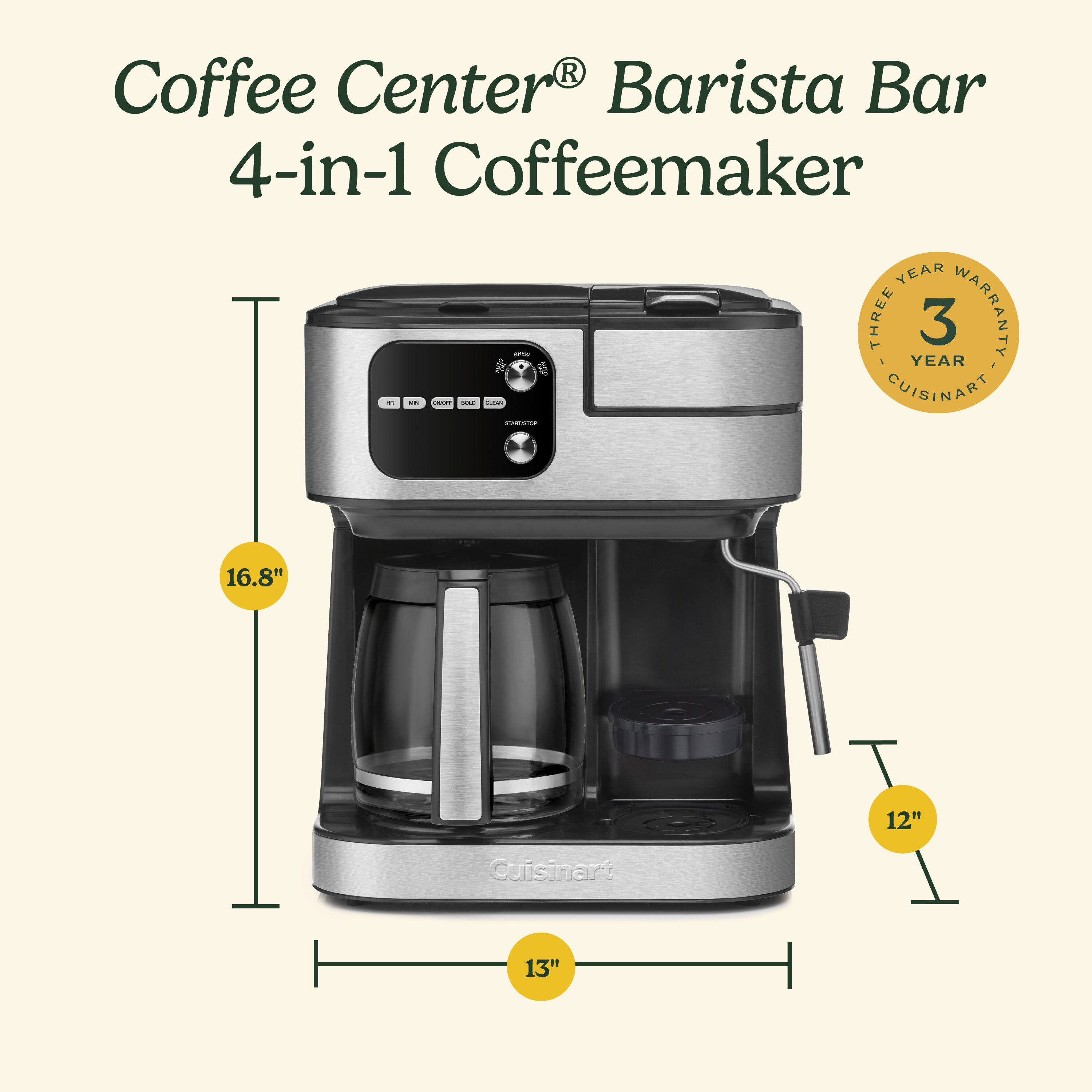 Coffee Center Barista Bar 4-In-1 Coffeemaker - Image 5