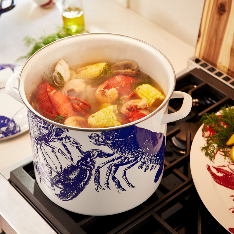 Cuisinart Caskata 16 Qt. Enamel on Steel Stockpot with Cover — Catalog Product - Image 4