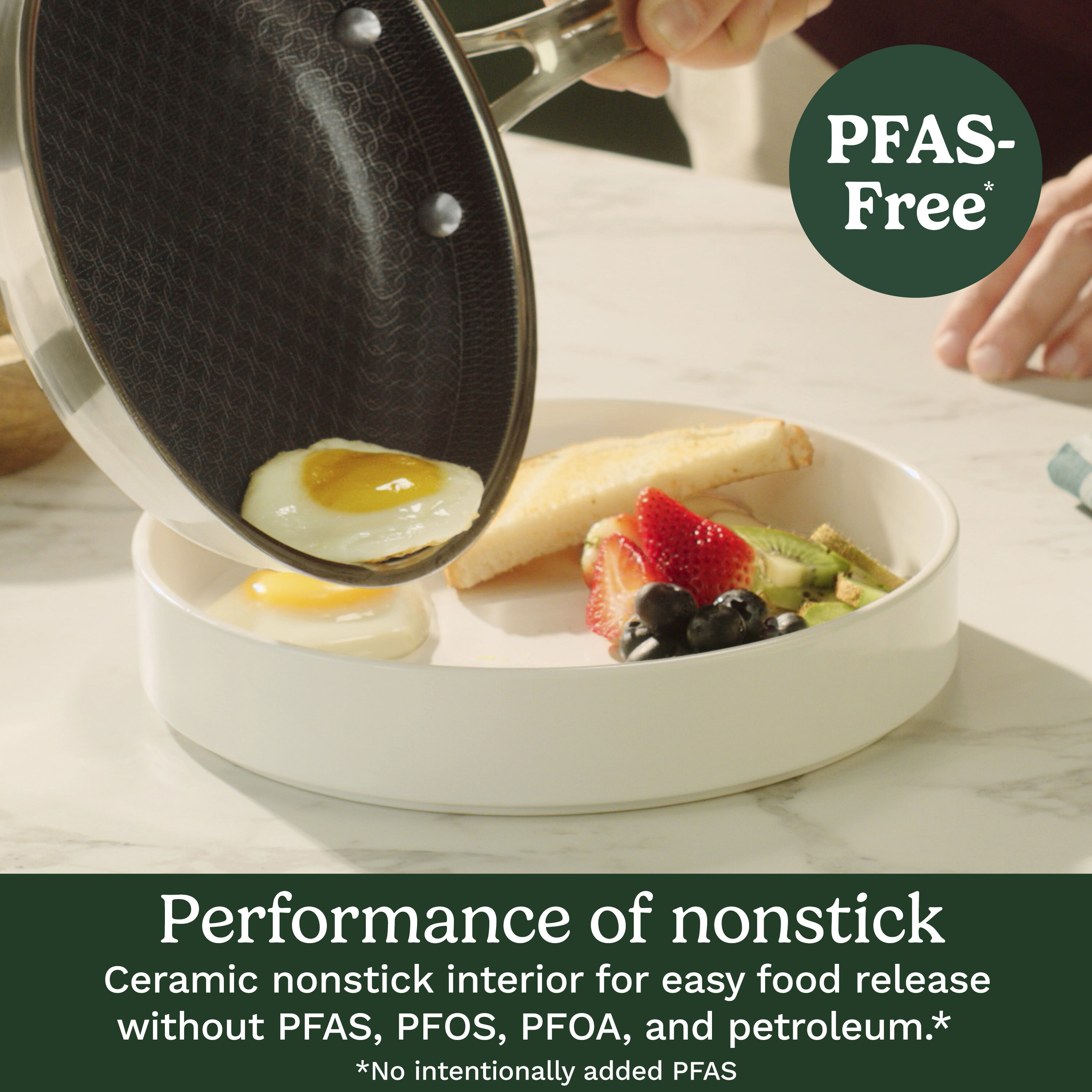 6-Piece FusionPlus Nonstick Stainless Skillet Set - Image 5