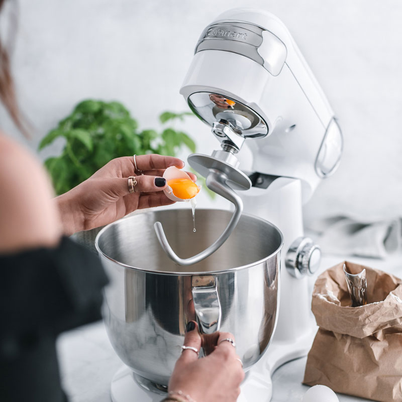 White – Precision Master 5.5-QT (5.2L) Stand Mixer — Bowl - Image 5