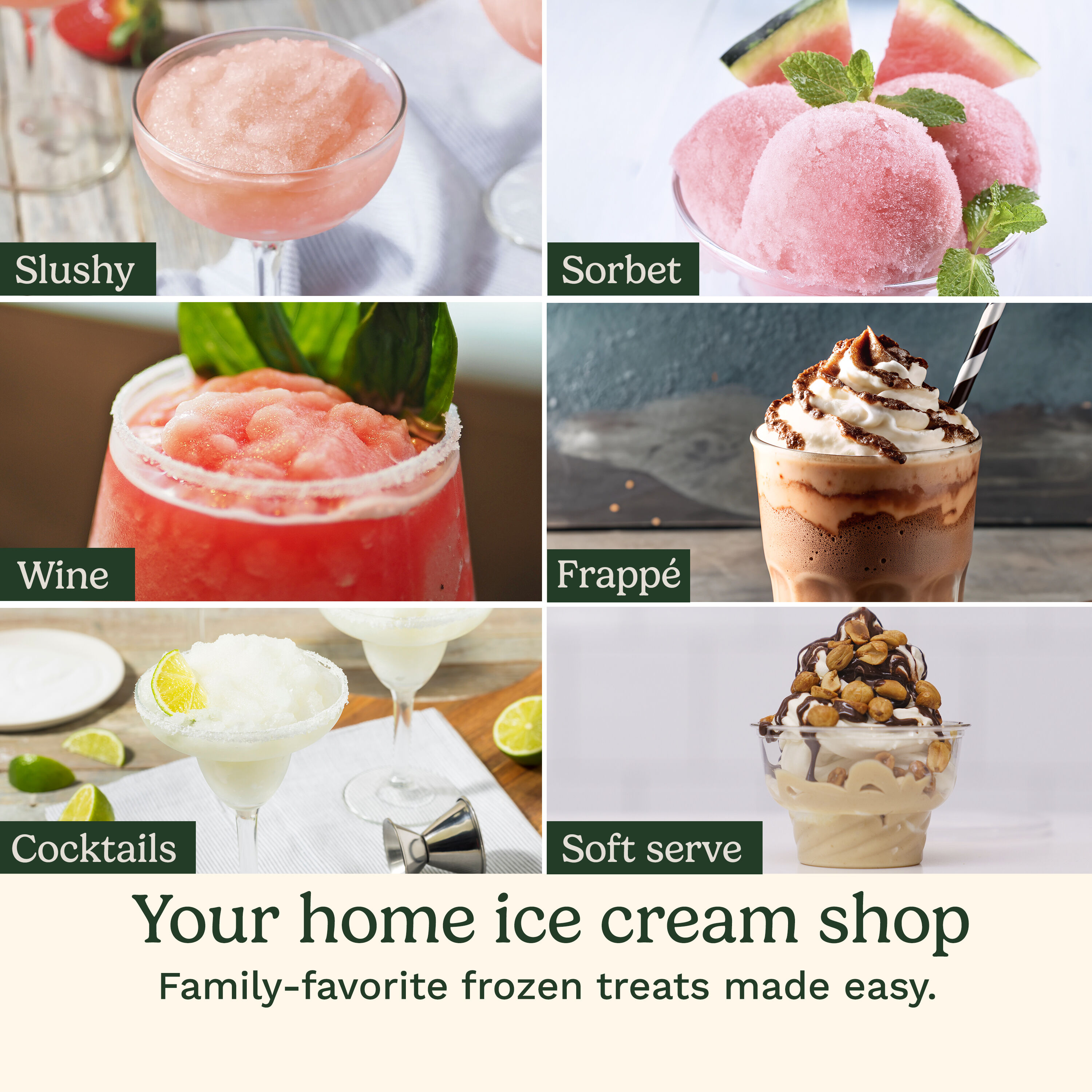 Cuisinart 6-in-1 Slushy & Soft-Serve Maker — Cream - Image 4