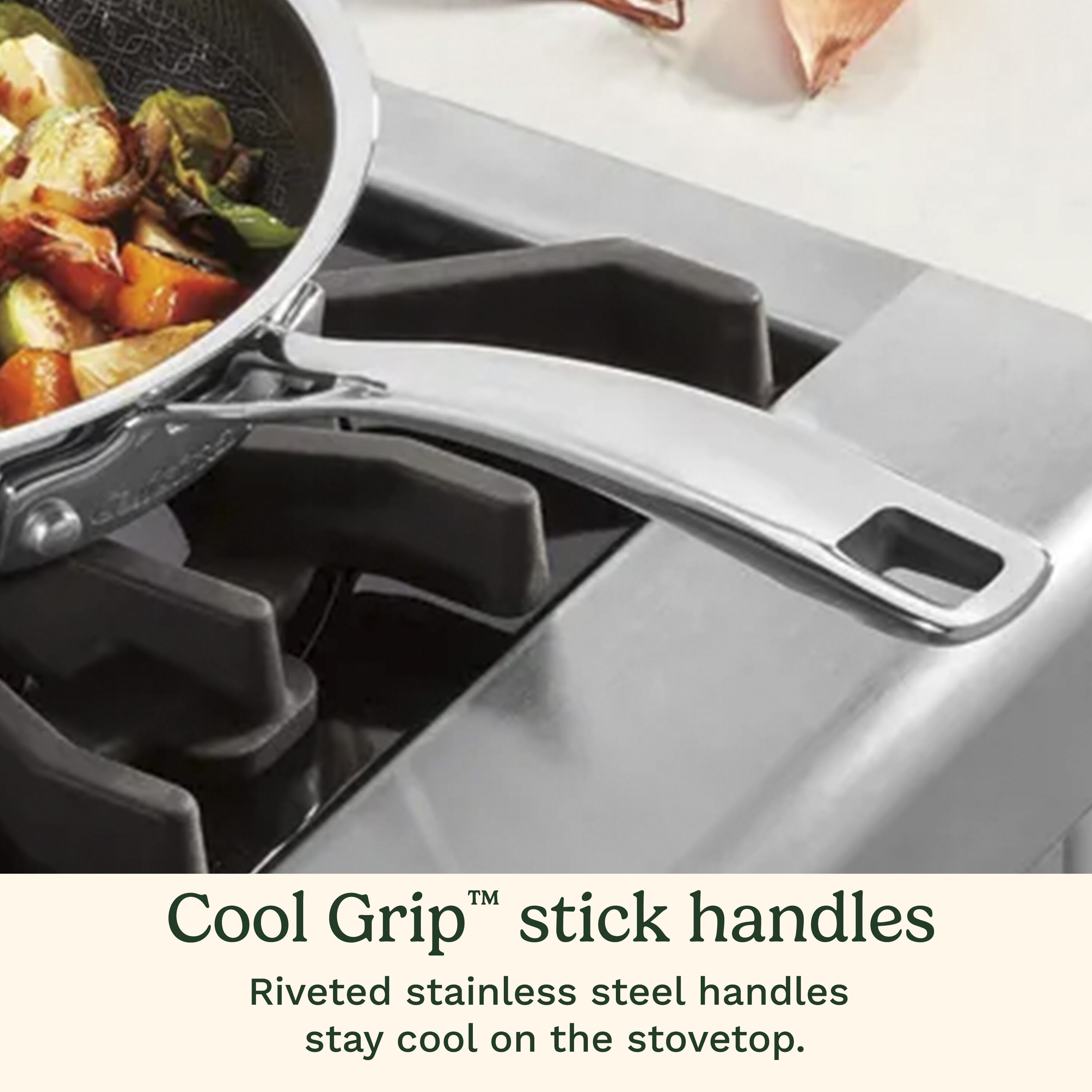 6-Piece FusionPlus Nonstick Stainless Skillet Set - Image 8