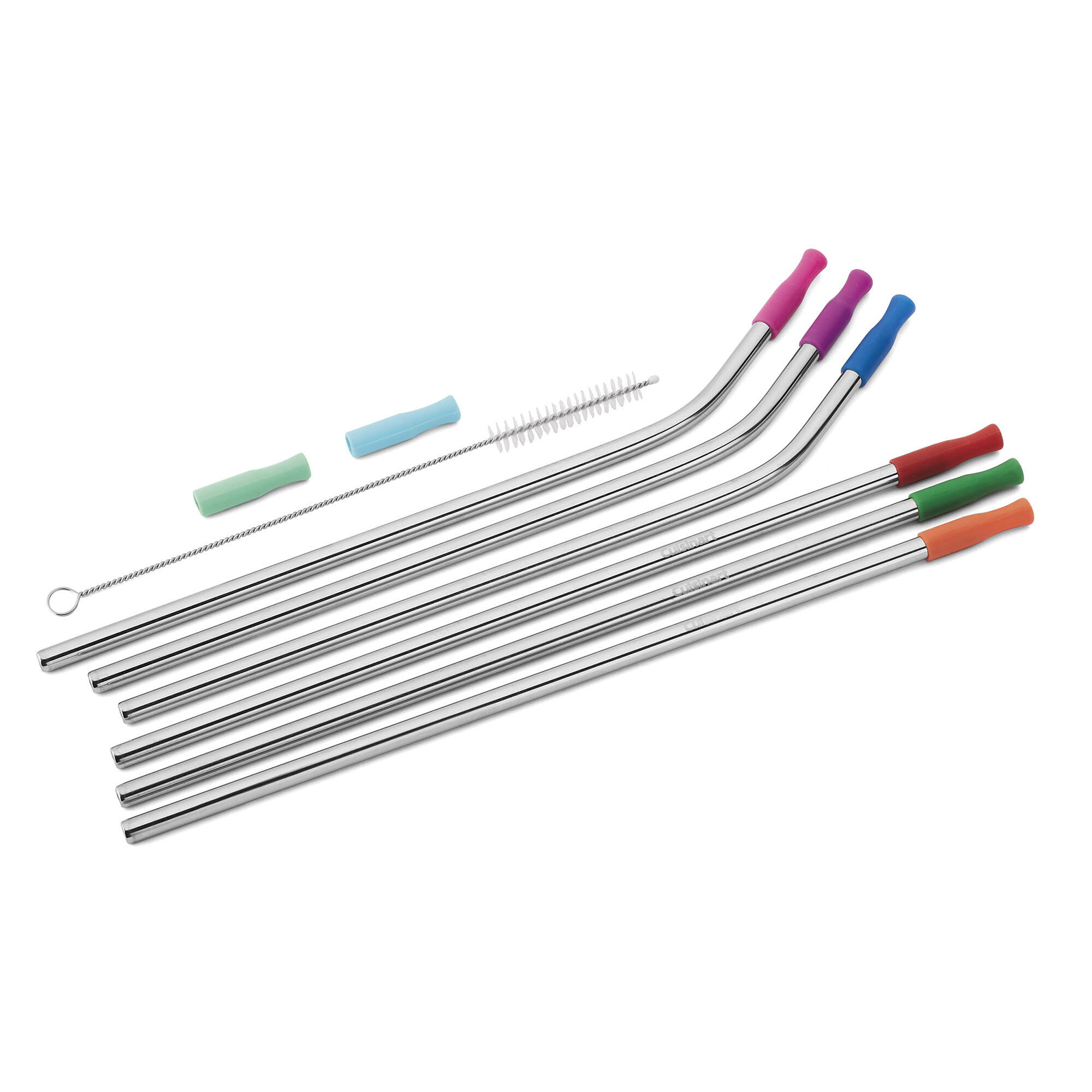 9-Piece Stainless Steel Straw Set