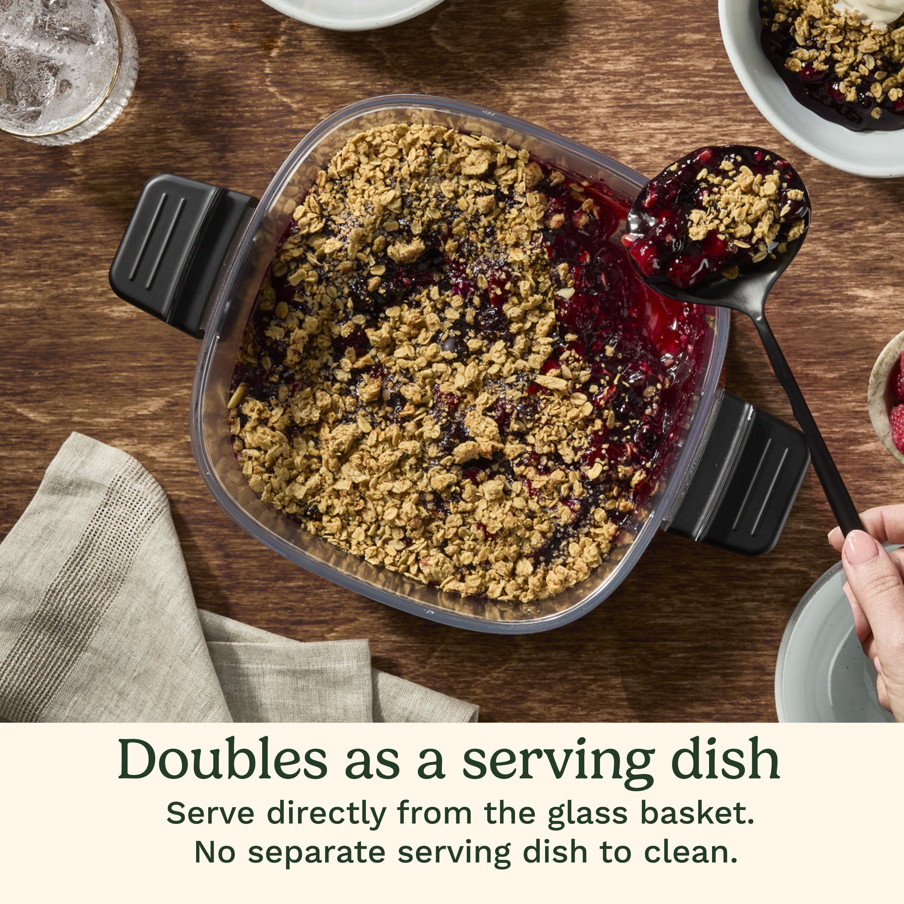 Cuisinart Clear 4-Quart Glass Basket Air Fryer - Image 8