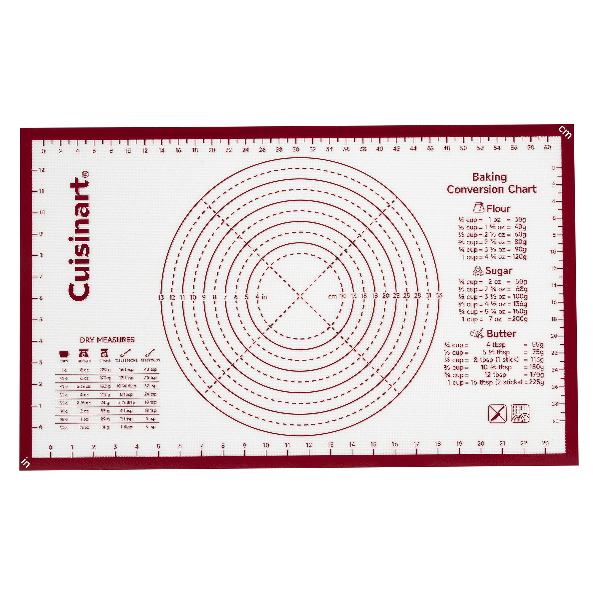 16 x 26 in – Silicone Dough & Pastry Prep Mat — Catalog Product