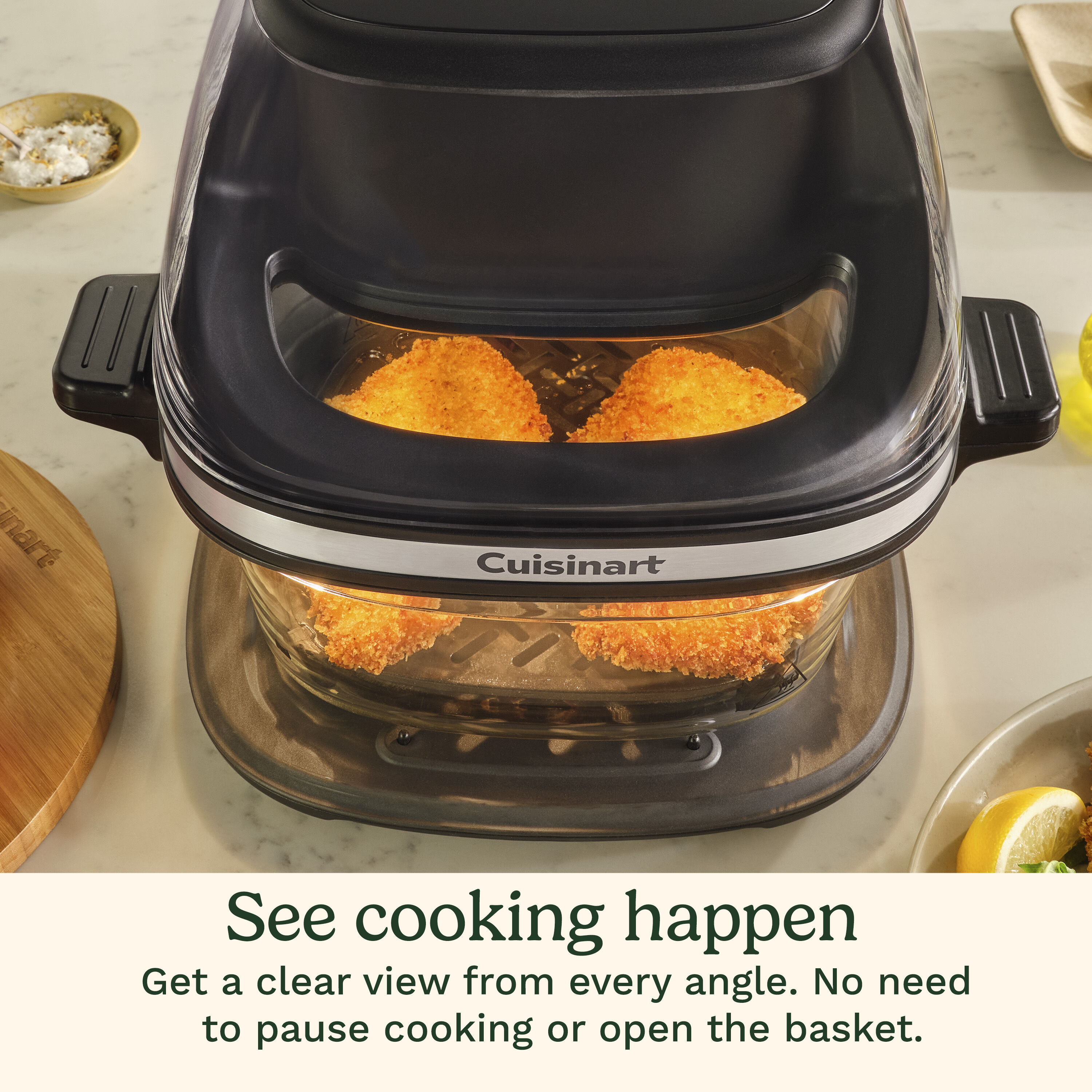 Cuisinart Clear 4-Quart Glass Basket Air Fryer - Image 4